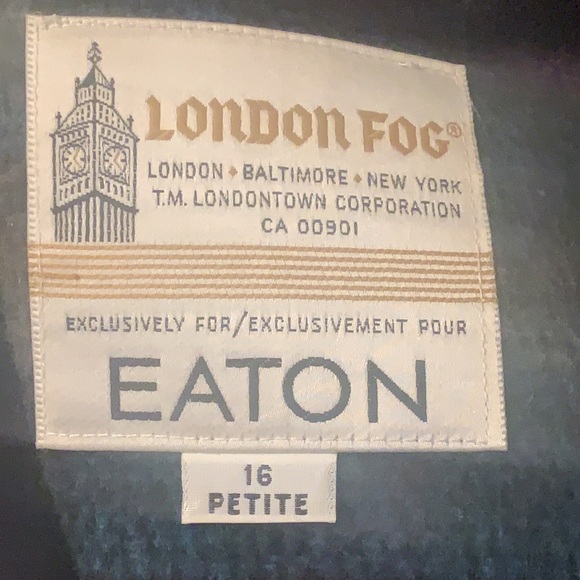 Navy all weather Trench coat - Picture 12 of 13